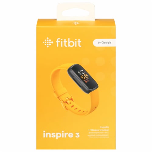 Fitbit Inspire 3 Electronic Wearable - Morning Glow Perspective: front