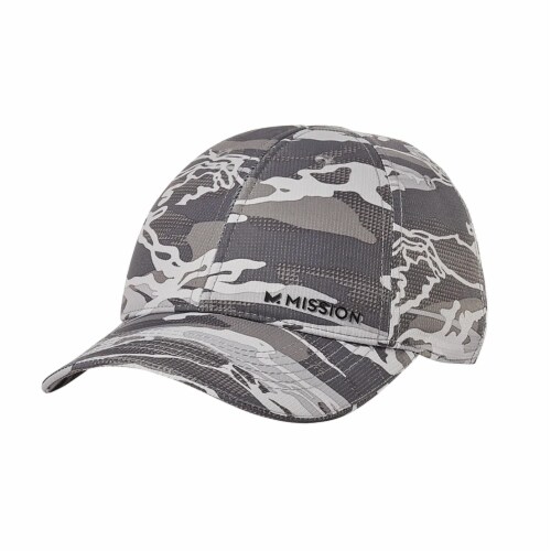 Mission Cooling Performance Hat- Matrix Camo/Silver Perspective: front