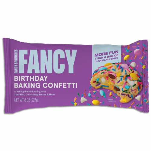Fancy Sprinkles Birthday Baking Confetti Perspective: front