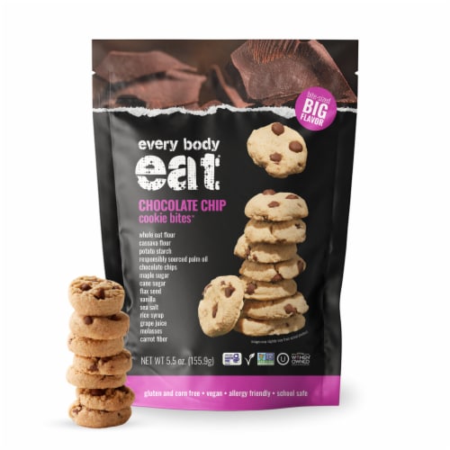 Every Body Eat® Chocolate Chip Cookie Bites™ Perspective: front