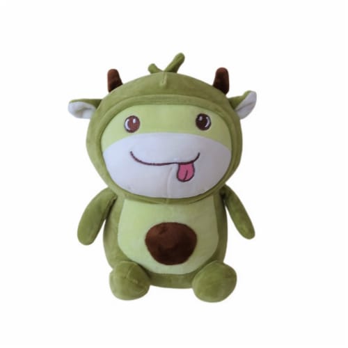 Avocado Cow Plush Toy, Stuffed Avocado Plush