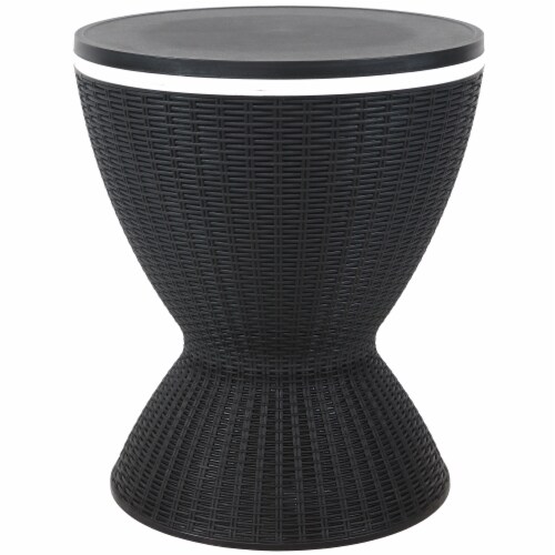 Grey rattan drinks cooler deals
