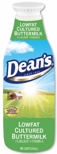 Dean's® 1% Lowfat Cultured Buttermilk Perspective: front