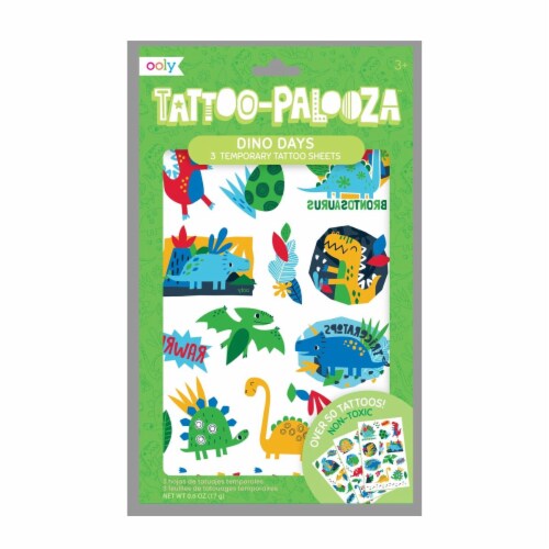 Tattoo Palooza Temporary Tattoo: Dino Days Tattoo Palooza Temporary Tattoo: Dino Days
