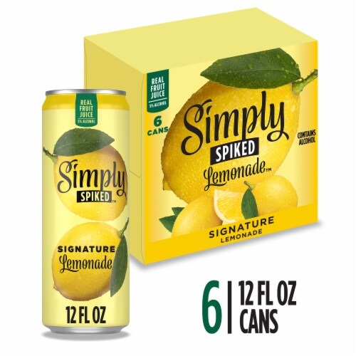 Simply Spiked Signature Hard Lemonade Perspective: front