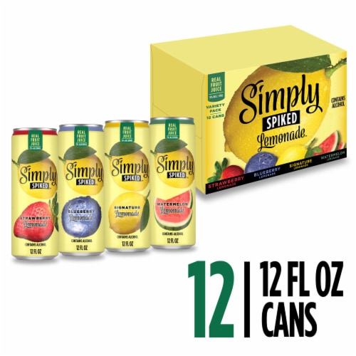 Simply Spiked Hard Lemonade Variety Pack Perspective: front