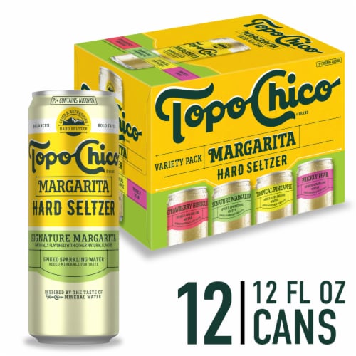 Topo Chico Margarita Hard Seltzer Variety Pack Perspective: front