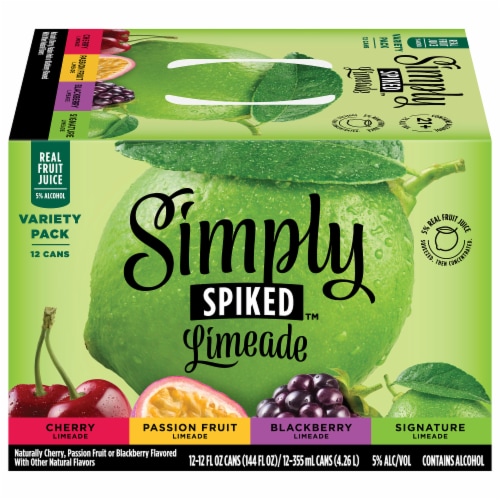 Simply Spiked Limeade Variety Pack Perspective: front