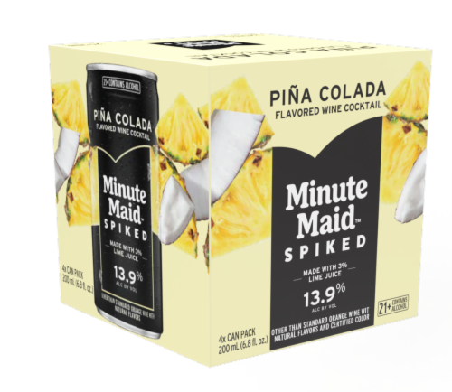 Minute Maid™ Spiked Pina Colada Cans Perspective: front