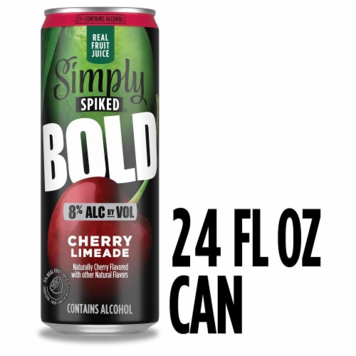 Simply Spiked BOLD Cherry Limeade Perspective: front