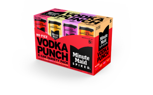 Minute Maid Spiked™ Vodka Punch Variety Pack Perspective: front
