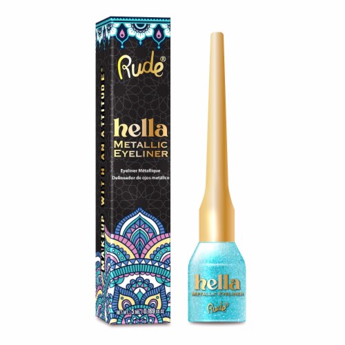 RUDE Hella Metallic Eyeliner Perspective: front
