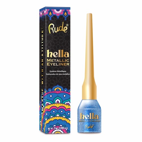 RUDE Hella Metallic Eyeliner Perspective: front