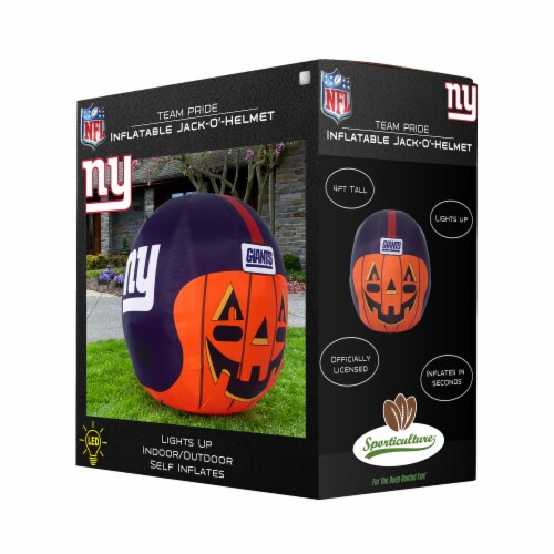 New York Giants Team Pride Inflatable Jack-O'-Helmet, 4 ft - City Market