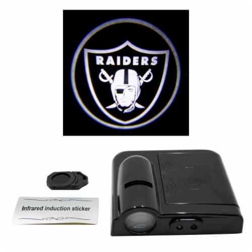 Las Vegas Raiders Team Pride LED Car Door Light Perspective: front