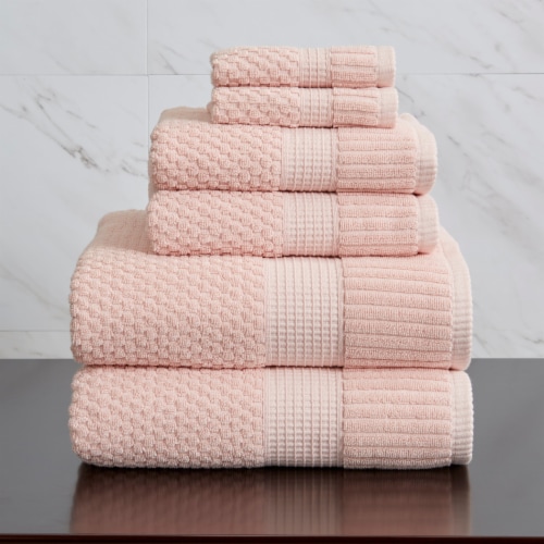 Blush pink towel sets best sale