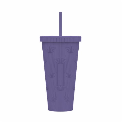 Vessel Mermaid Scale Tumbler - Purple Perspective: front