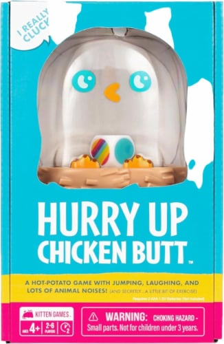 Exploding Kittens® Hurry Up Chicken Butt™ Game Perspective: front