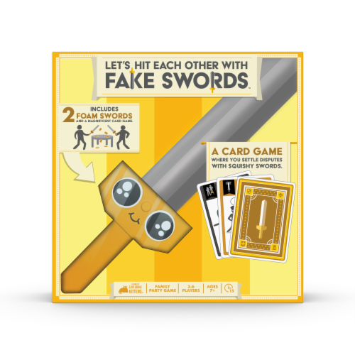 Exploding Kittens® Fake Swords™ Card Game Perspective: front