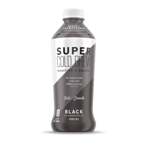 Super Coffee Super Cold Brew™ Bold + Smooth Unsweetened Black Coffee Perspective: front