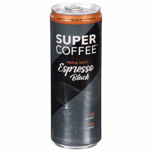 Super Coffee® Triple Shot Espresso Black Perspective: front