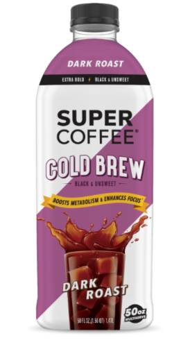 Super Coffee® Dark Roast MultiServe Cold Brew Perspective: front