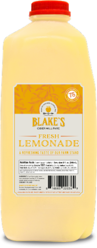 Blake's Orchard & Cider Mill Fresh Traditional Lemonade Perspective: front