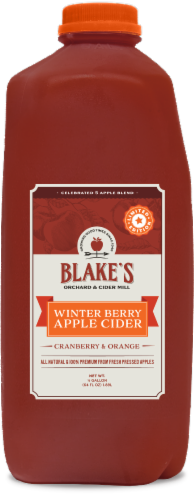 Blake's Cranberry & Orange Winter Berry Apple Cider Perspective: front