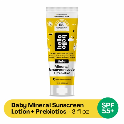 Hello Bello Baby Mineral Sunscreen SPF 55 Lotion Perspective: front