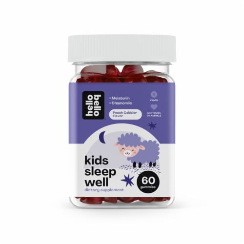 Hello Bello Kids Sleep Well Gummy Vitamin Perspective: front