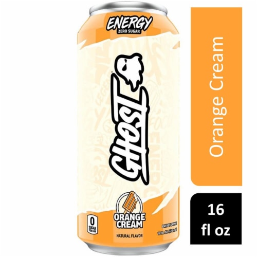 Ghost® Orange Cream Energy Drink Perspective: front