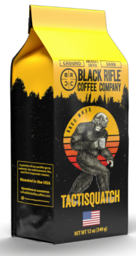 Black Rifle Coffee Company Tactisquatch™ Dark Roast Ground Coffee Perspective: front