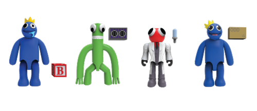 PhatMojo Rainbow Friends Action Figure Assortment Perspective: front