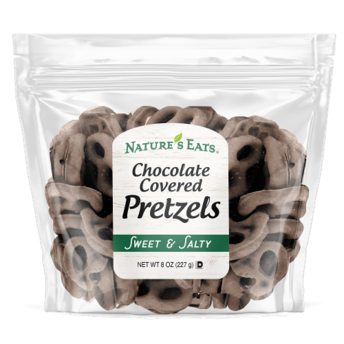Nature's Eats® Sweet & Salty Chocolate Pretzels Perspective: front