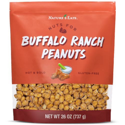 Nature's Eats Buffalo Ranch Peanuts Perspective: front