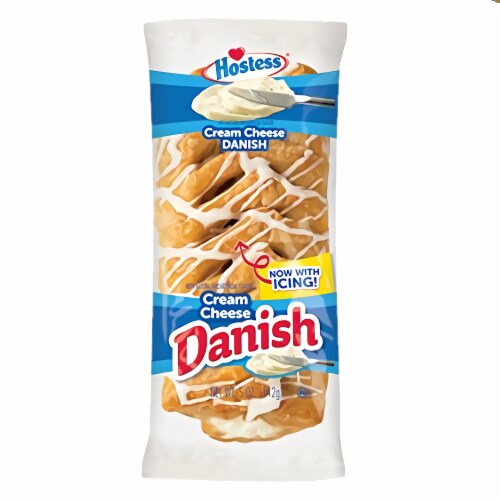 Hostess Cream Cheese Danish Pastries Value 12 Pack, 1 Kroger