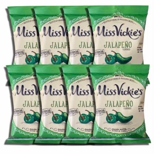 Jalapeno Kettle Cooked Potato Chips by Ms. Vickie's Bundled by Tribeca