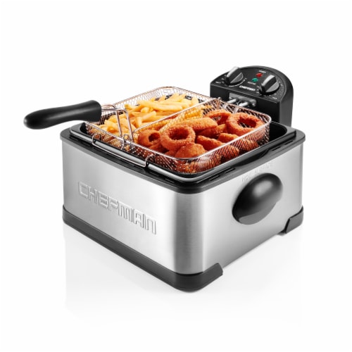 Chefman Stainless Steel Deep Fryer Perspective: front