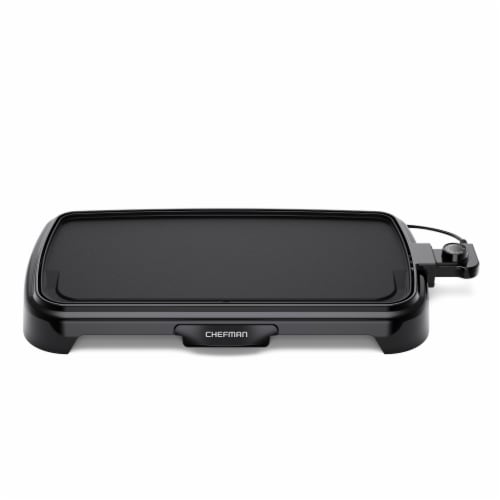 Chefman XL Electric Griddle w/ Temp Control, Immersible Flat Top - Black Perspective: front