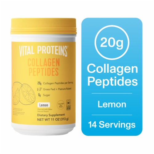 Vital Proteins® 20g Lemon Collagen Peptides Perspective: front