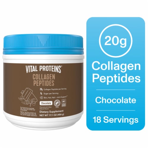 Vital Proteins® Chocolate Collagen Peptides Powder Perspective: front