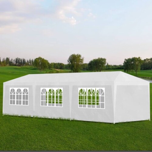 vidaXL Party Tent 10 x30 White 118.1 x354.3 Mariano s