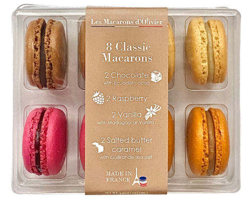 Les Macarons d'Olivier Classic Macarons Pack Perspective: front