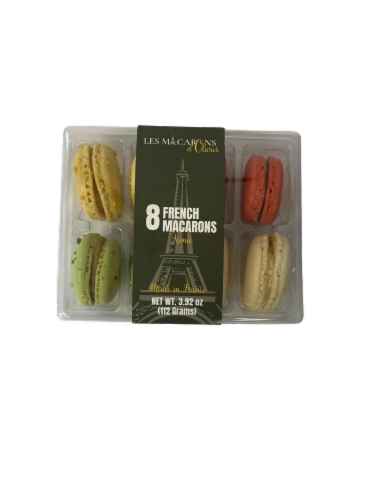 Les Macarons d'Olivier France Pastry Assorted French Macarons Perspective: front