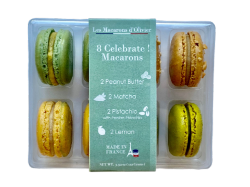 Les Macarons d'Olivier Celebrate Macarons Pack Perspective: front