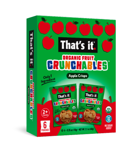 That's it® Organic Fruit Crunchables™ Apple Crisps Perspective: front