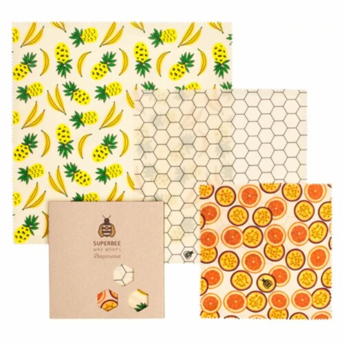 Beeswax Wrap Beginner Set Perspective: front