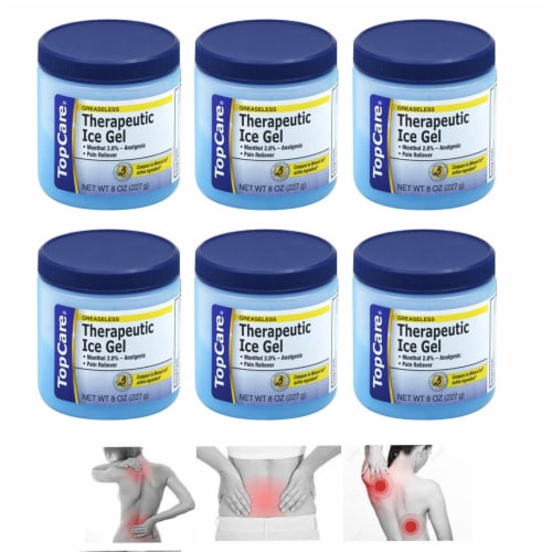 6 Analgesic Gel Menthol Muscle Joint Rub Back Pain Ache Sprain Relief