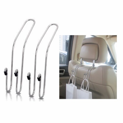 2 Universal Car Back Seat Headrest Hanger Holder Hooks Bag Purse Organizer  SUV, 1 - Kroger