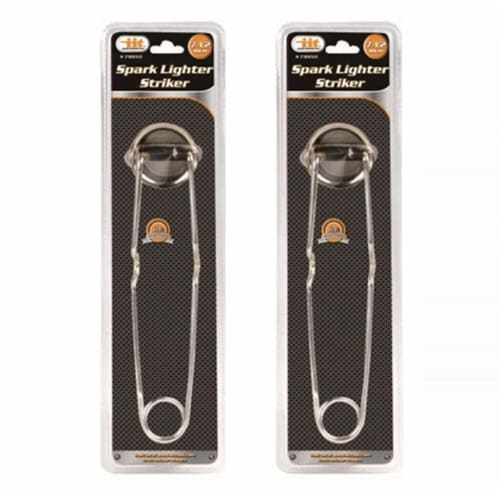 2 Pc Fire Starter Striker Spark Lighter Flint Igniter Torch Welding Outdoor Tool, 1 - Kroger